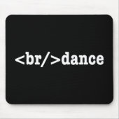 breakdance HTMLコード マウスパッド (正面)