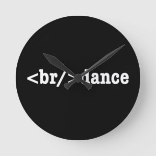 breakdance HTMLコード ラウンド壁時計
