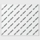 breakdance HTMLコード ラッピングペーパー (フラット)