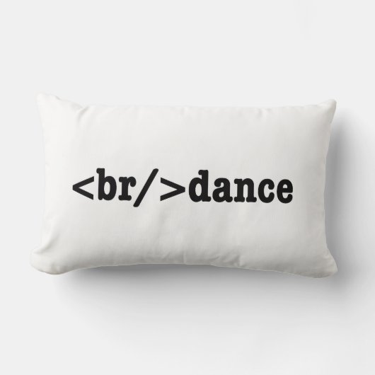 breakdance HTMLコード ランバークッション (正面)