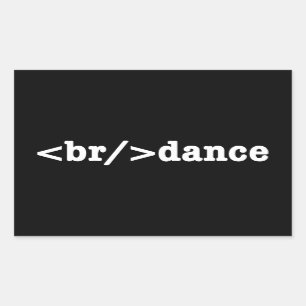 breakdance HTMLコード 長方形シール