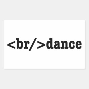 breakdance HTMLコード 長方形シール