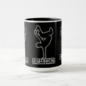 Breakdance mag – 選択スタイル&カラー マグカップ (中央)