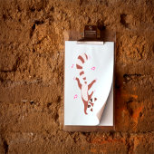 Breakdance Raccoon Vibes" Funny Animal Wall Clipbo クリップボード