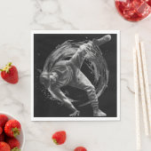 Breakdance Urbanスタイルダンスプラクティス/パフォーマンス スタンダードランチョンナプキン (インサイチュ)