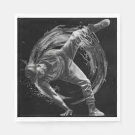 Breakdance Urbanスタイルダンスプラクティス/パフォーマンス スタンダードランチョンナプキン