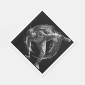 Breakdance Urbanスタイルダンスプラクティス/パフォーマンス スタンダードランチョンナプキン (角)