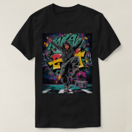 BreakdancerとBoombox Tシャツ