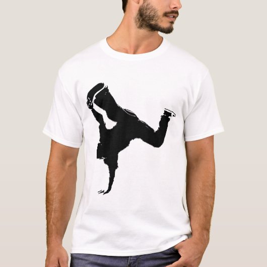 breakdancerのデザイン tシャツ (正面)