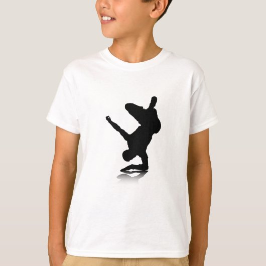 Breakdancer (肘で) tシャツ (正面)