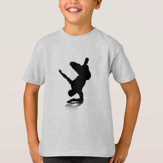 Breakdancer (肘で) tシャツ (正面)