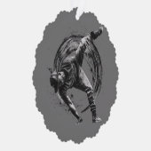 Breakdancer in action，インク（ばちゃばちゃ）跳ねるスタイル オーナメントカード (右)