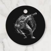 Breakdancer in action,インク(ばちゃばちゃ)跳ねるスタイル フェイバータグ (正面)