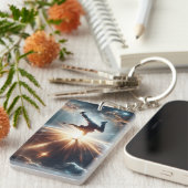 Breakdancer in action、Ai、Action in the 銀河系 キーホルダー (正面右)