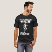 Breakdancer Skeleton Bboy踊りブレイク – Break Tシャツ (正面フル)