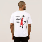 Breakdancingの訓練 Tシャツ (裏面フル)