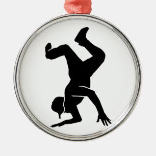Breakdancing メタルオーナメント