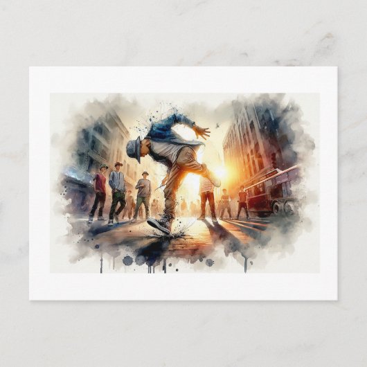 Breakdancing in the City,  ポストカード (正面)