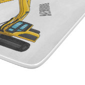Breaker excavator cartoon illustration カッティングボード (角)