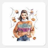 Breakfast At Halloween’s Eat Drink And Be Scary スクエアシール (正面)