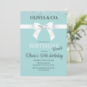 Breakfast at Tiffany's Birthday brunch invitation (スタンド正面)