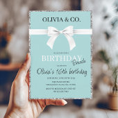 Breakfast at Tiffany's Birthday brunch invitation