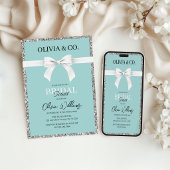 Breakfast at Tiffany's Bridal shower invitation