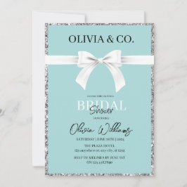 Breakfast at Tiffany's Bridal shower invitation