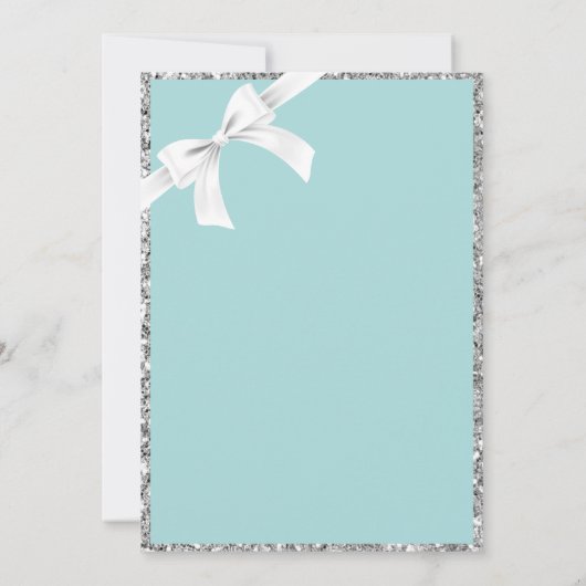 Breakfast at Tiffany's Bridal shower invitation (裏面)