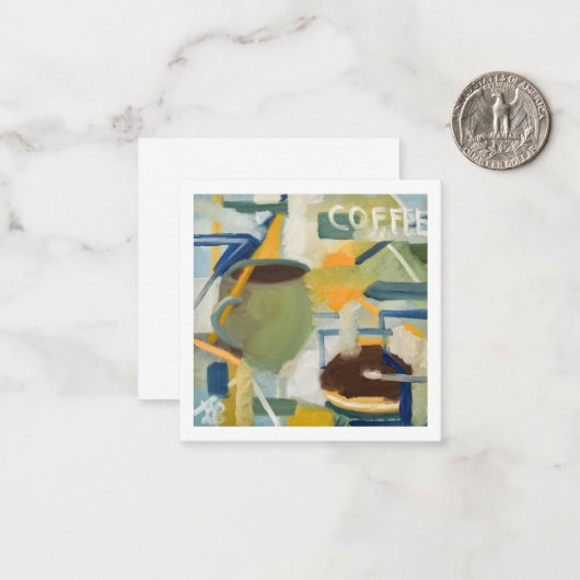 Breakfast Blend ノートカード (正面/裏面インサイチュ)