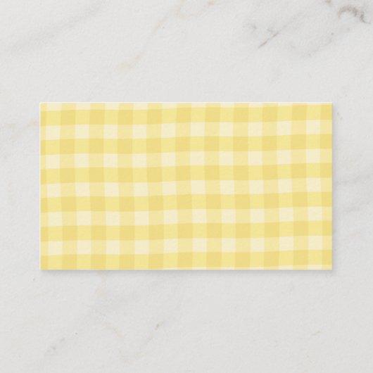 Breakfast Brunch Theme Baby Shower Book Request エンクロージャーカード (裏面)