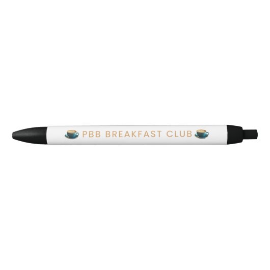Breakfast Club Pen 黒ボールペン (正面)