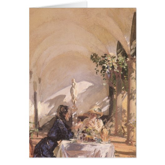 Breakfast in the Loggia by John Singer Sargent (正面)