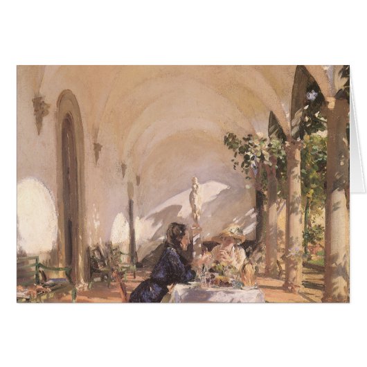 Breakfast in the Loggia by John Singer Sargent (正面横)