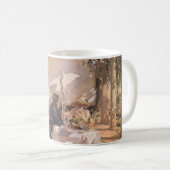 Breakfast in the Loggia by John Singer Sargent コーヒーマグカップ (正面右)