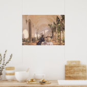 Breakfast in the Loggia by John Singer Sargent ポスター (キッチン)