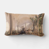 Breakfast in the Loggia by John Singer Sargent ランバークッション (裏面)