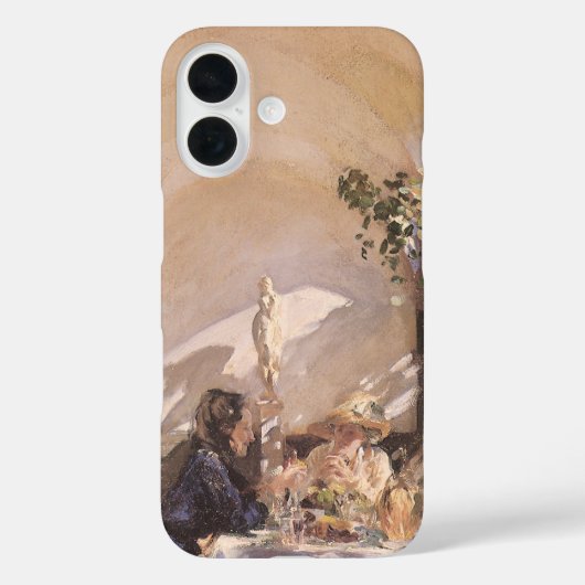 Breakfast in the Loggia by John Singer Sargent Case-Mate iPhoneケース (裏面)