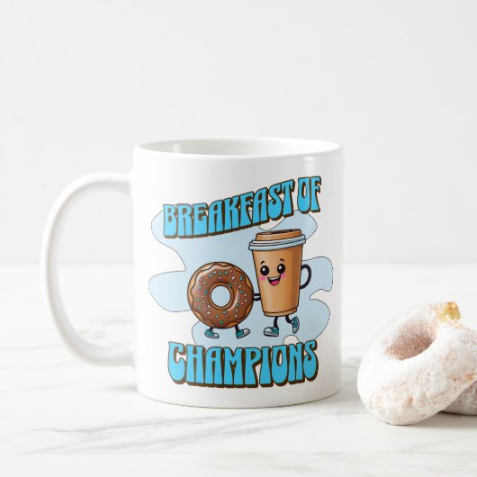 Breakfast of Champions コーヒーマグカップ (ドーナツ)