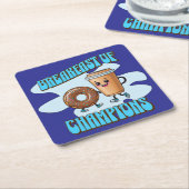 Breakfast of Champions スクエアペーパーコースター (アングル)