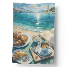 BREAKFAST ON A PEACEFUL BODY OF WATER