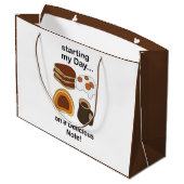 Breakfast Starting My Day On a Delicious Note ラージペーパーバッグ (裏面アングル)