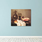Breakfast Still Life (油オンパネル) キャンバスプリント (インサイチュ (ウッドフロア))