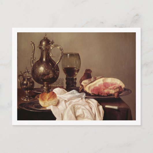 Breakfast Still Life (油オンパネル) ポストカード (正面)