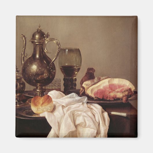 Breakfast Still Life (油オンパネル) マグネット (正面)