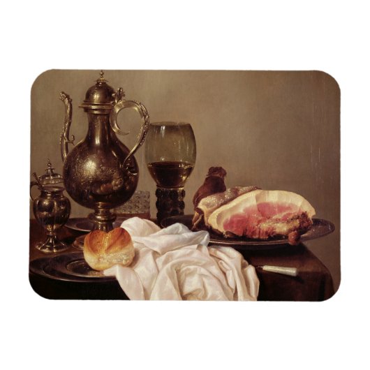 Breakfast Still Life (油オンパネル) マグネット (横)