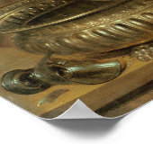 Breakfast Still Life, 1638 ポスター (角)