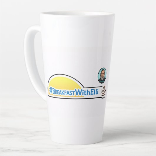 BreakfastWithElli マグカップ (左アングル)