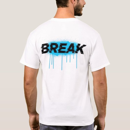 BREAKGLITCH Fracture the Frame Tシャツ (裏面)