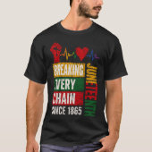 Breaking Every Chain ジューンティーンス Tシャツ (正面)